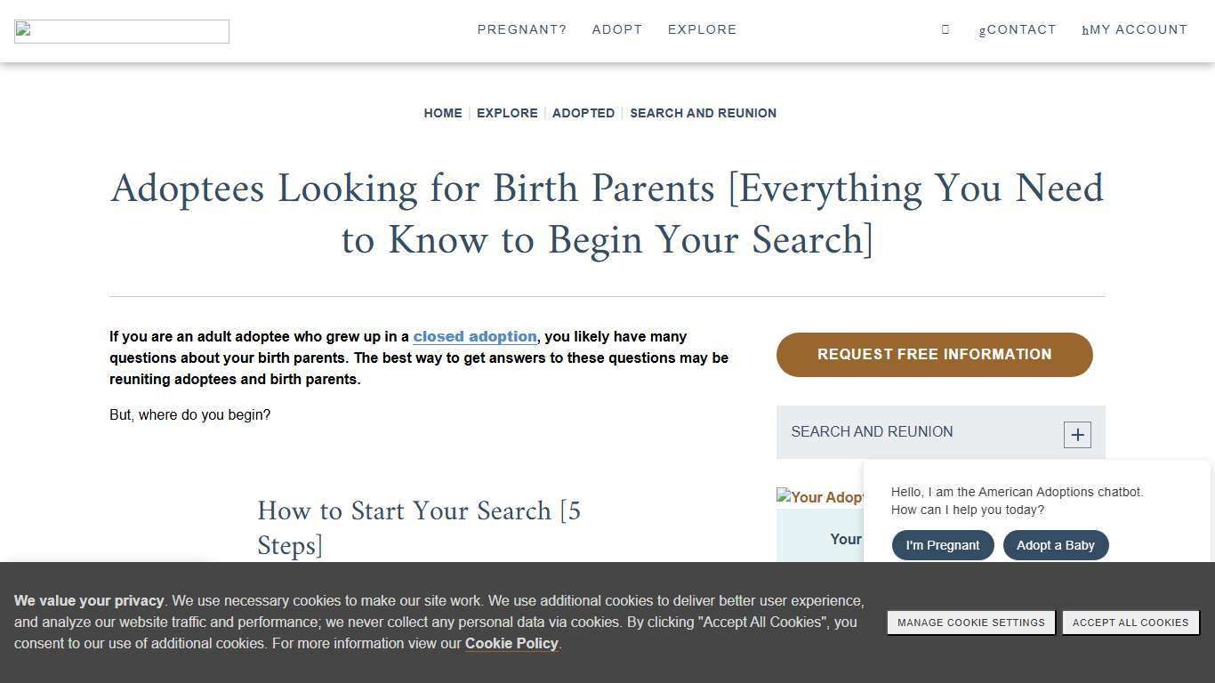 American Adoptions - Adoptees Looking for Birth Parents: What You Need to Know